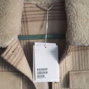 & Other Stories plaid Sherpa collar jacket, 2019